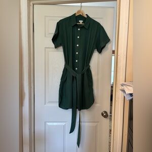 J Crew factory shirt dress size M